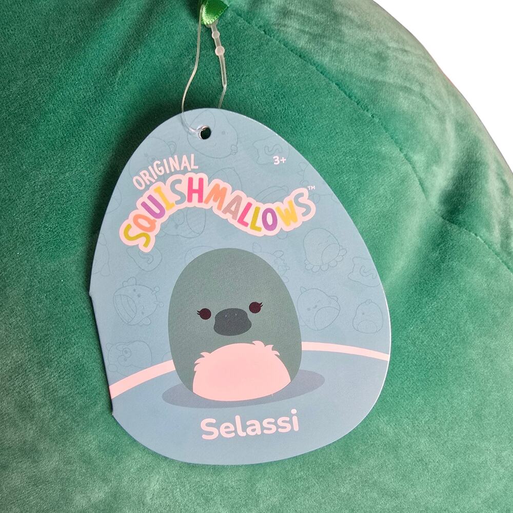 Squishmallows 16" Selassi the Platypus Teal Plush Toy Pillow Stuffed Animal - Picture 3 of 3
